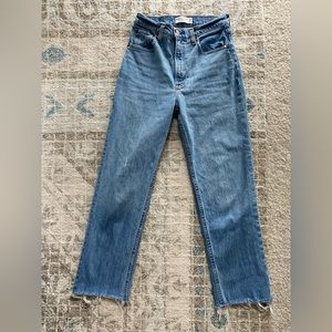 90s straight ultra high rise Abercrombie